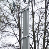 Трубостойка для электричества. Устанавливали в деревне Елгозино сельское поселение Петровское.