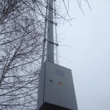 Высокая трубостойка в сборе установлена в Истринском районе