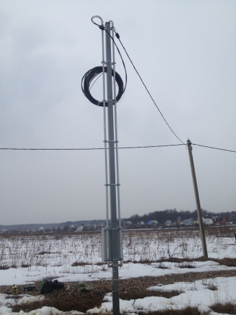 Высокая трубостойка установлена в Сергиево-Посадском районе
